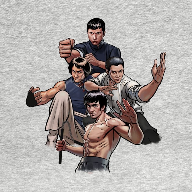 Kung Fu Quad by ohshirtdotnet